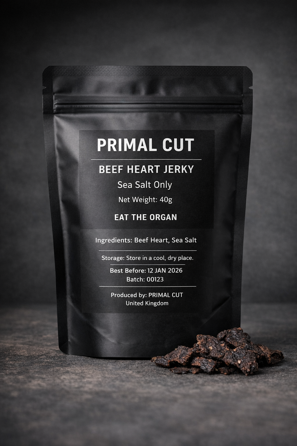 PRIMAL CUT - Beef Heart Jerky